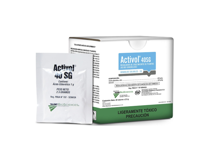 ACTIVOL 40 SG SOBRE X 2.5 G (Acido Giberelico)