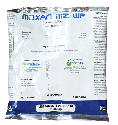 MOXAN MZ WP X 1 KG (Cymoxanil+Mancozeb)