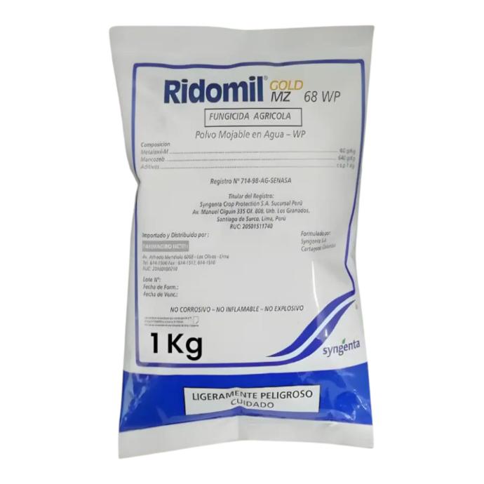 RIDOMIL GOLD 68 WP X 1 KG (Metalaxil Mancozeb)