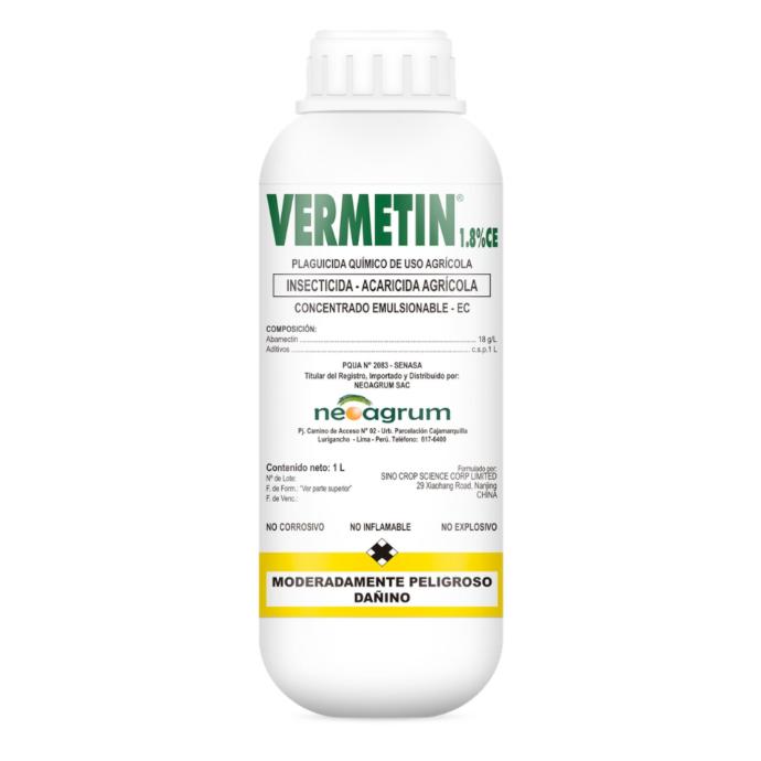 VERMETIN 1.8% CE X 1 L. (Abamectina)