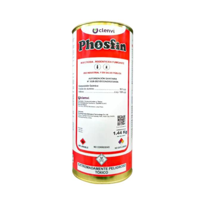 PHOSFIN T-480 X 1.44KG/16 TUBOS X 30 PASTILLAS (Fosfuro de Aluminio)