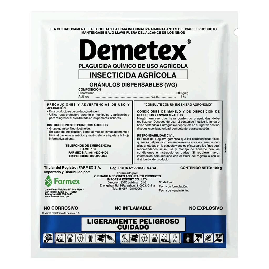 DEMETEX 50 WG X 100 GR (Dinotefuran) (copiar)