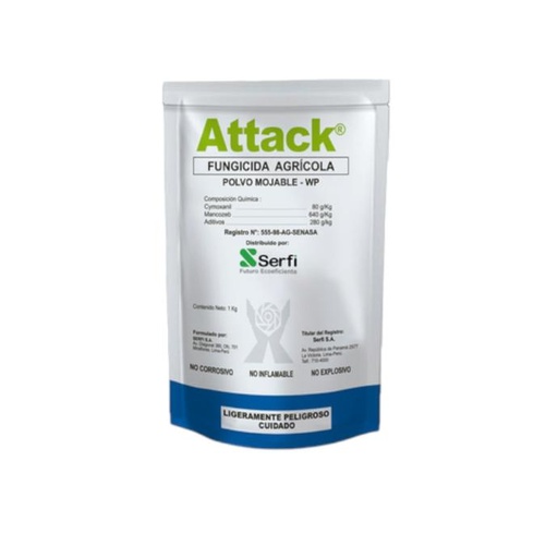 [01SER011] ATTACK  X 500 GR (Cimoxanil+Mancozeb)