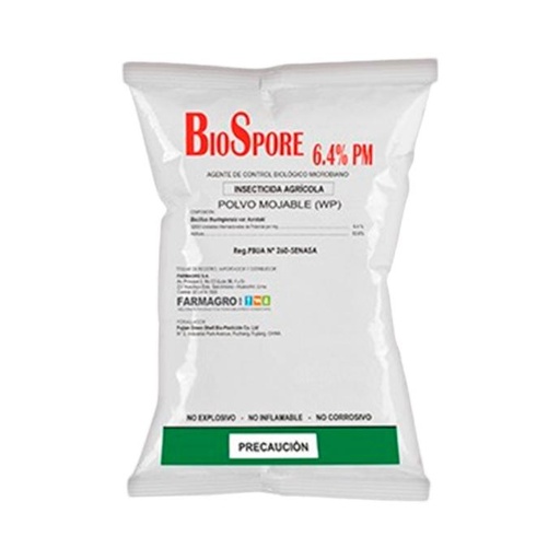 [01FAG005] BIOSPORE 6.4 P.M. X 1 KG (Bacillus Thuringiensis - Kurstaki)