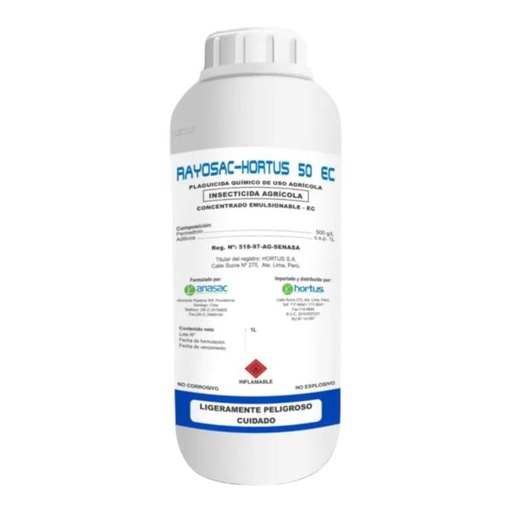 [01HOR089] RAYOSAC 50 EC X 1LT (Permetrina)