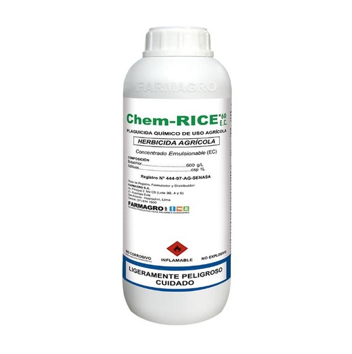 [01FAG017] CHEM RICE 60 EC X GLN X 4 LTS (Butaclor)