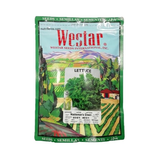 [02SMA026] LECHUGA ORGANICA X 500 GR WESTAR *