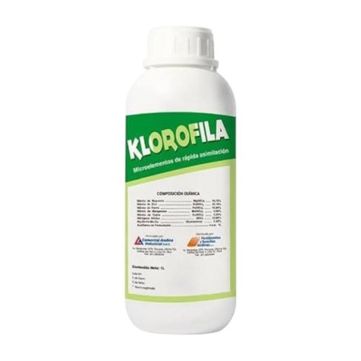 [01AND020] KLOROFILA X 1 LT (Microelementos)