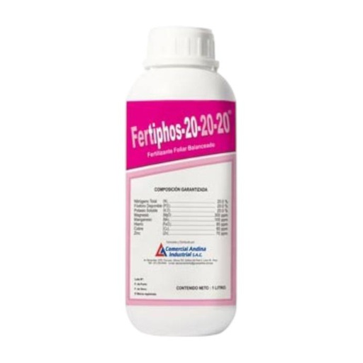 [01AND014] FERTIPHOS 20-20-20 X 1 LT (Nutriente Foliar)