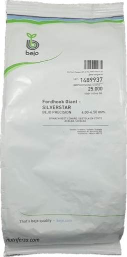 [02BEJACE] ACELGA BEJO SILVERSTAR - 50 MIL SEMILLAS/3.00 - 3.50